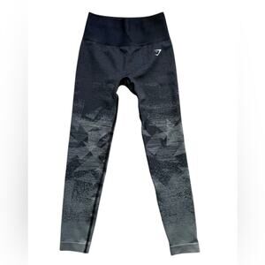 NWOT Gymshark Adapt Ombré Seamless leggings gray black size womens XS